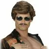 Leading Man Wig Dark Brown Adult -Fancydress Shop 19811