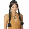 Indian Maiden (Black) Wig -Fancydress Shop 20610