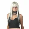 Chopstix (White/Black) Wig -Fancydress Shop 20627