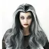 Black/White Vampire Wig 2 Black/White Vampire Wig -Fancydress Shop 21859