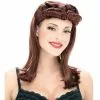 Pinup Wig - Auburn -Fancydress Shop 21922