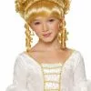 Blonde Child Wig With Tiara -Fancydress Shop 31933