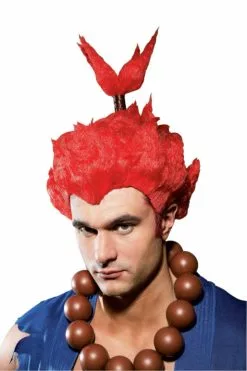 Street Fighter Akuma Adult Wig