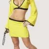 Naughty Ninja Yellow Adult Costume -Fancydress Shop 406 768 cs432