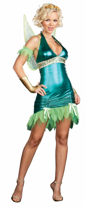 Lil' Green Fairy Adult Costume 3 Lil' Green Fairy Adult Costume