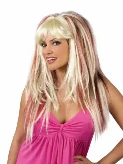 Wild Thing Blonde With Auburn Wig