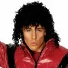 Michael Jackson Thriller Wig Adult 2 Michael Jackson Thriller Wig Adult -Fancydress Shop 65554