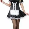 Lacy French Maid Adult Costume -Fancydress Shop 68337