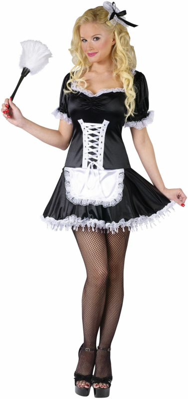 Lacy French Maid Adult Costume 3 Lacy French Maid Adult Costume