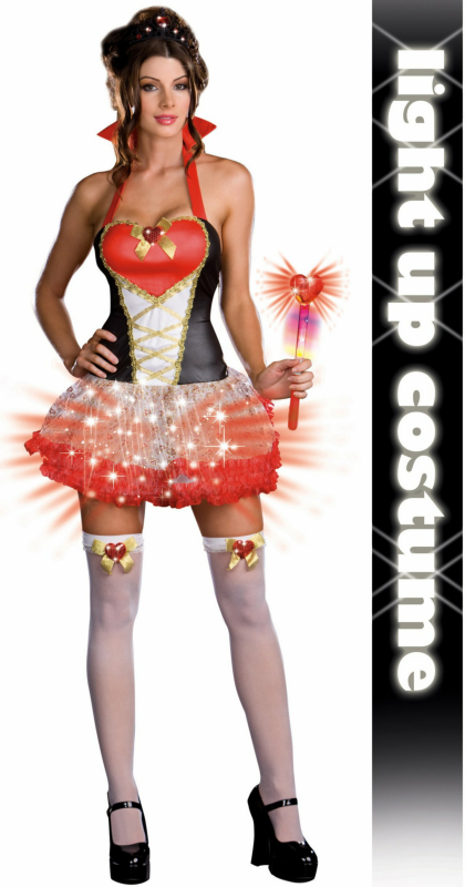 Queen Of Heartbreakers (Light-Up) Adult Costume 3 Queen Of Heartbreakers (Light-Up) Adult Costume