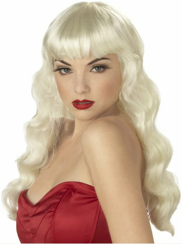 Pin UP Girl (Blonde) Adult Wig 3 Pin UP Girl (Blonde) Adult Wig
