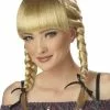 Bohemian Braids (Blonde) Adult Wig -Fancydress Shop 69173