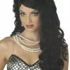 Mermaid (Black) Adult Wig -Fancydress Shop 69183