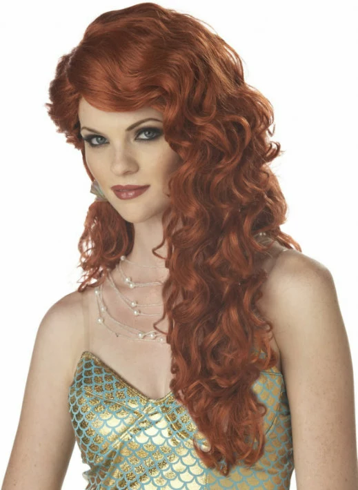 Mermaid (Auburn) Adult Wig 3 Mermaid (Auburn) Adult Wig