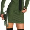 Sexy Green Hornet Adult Costume -Fancydress Shop 69292