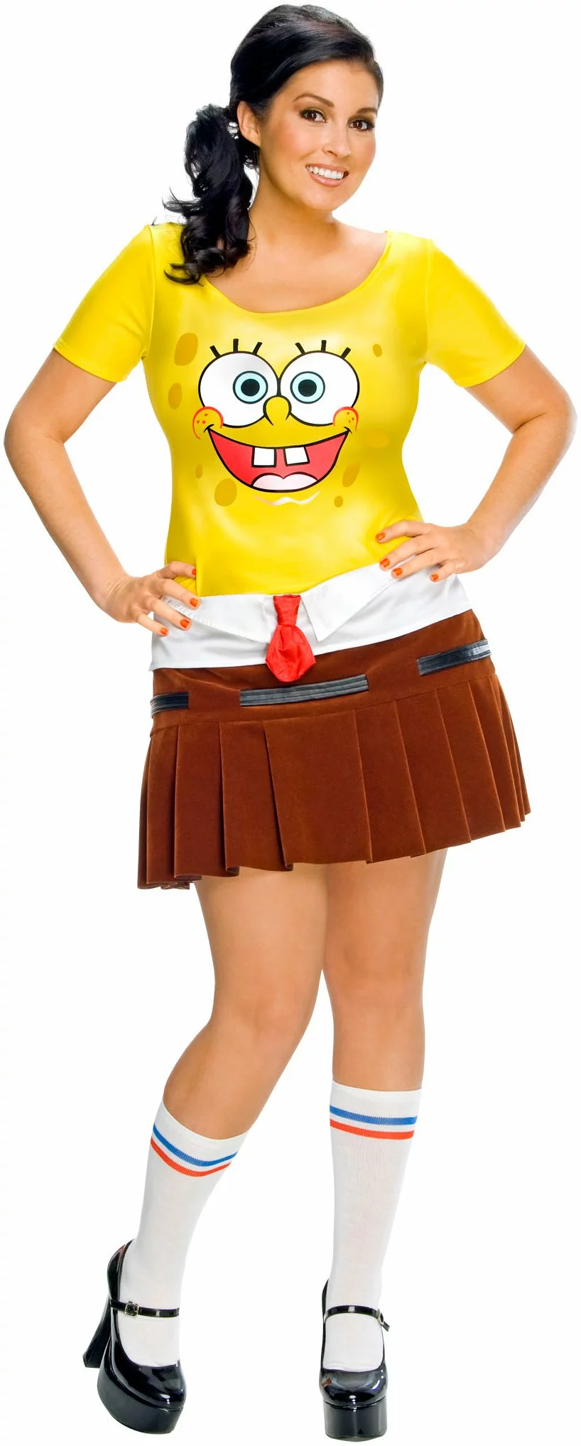 Spongebob Squarepants - Spongebabe Adult Plus Costume 3 Spongebob Squarepants - Spongebabe Adult Plus Costume