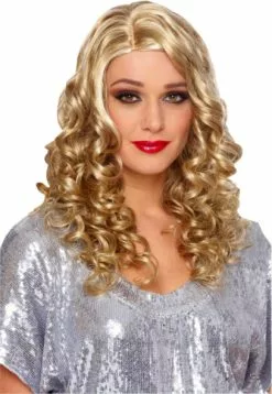 Country Curls Deluxe Wig Adult Blonde