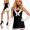 Black Tie Bunny Adult Costume -Fancydress Shop 70018