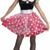 Disney Minnie Mouse Adult Costume 1 Disney Minnie Mouse Adult Costume -Fancydress Shop 7717