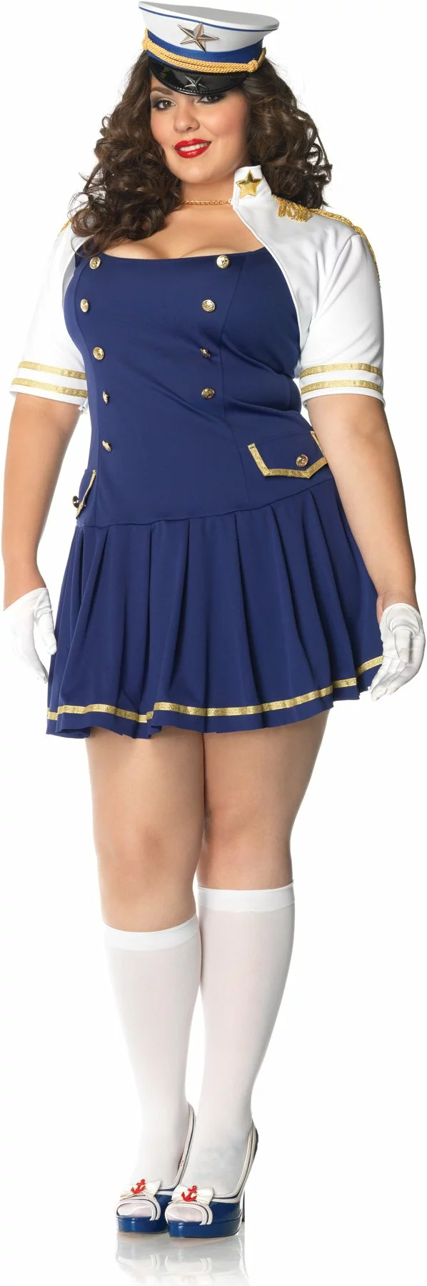 Ship Shape Captain Adult Plus Costume 3 Ship Shape Captain Adult Plus Costume
