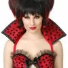 Gothic Queen Of Black Hearts Wig (Adult) -Fancydress Shop 800647