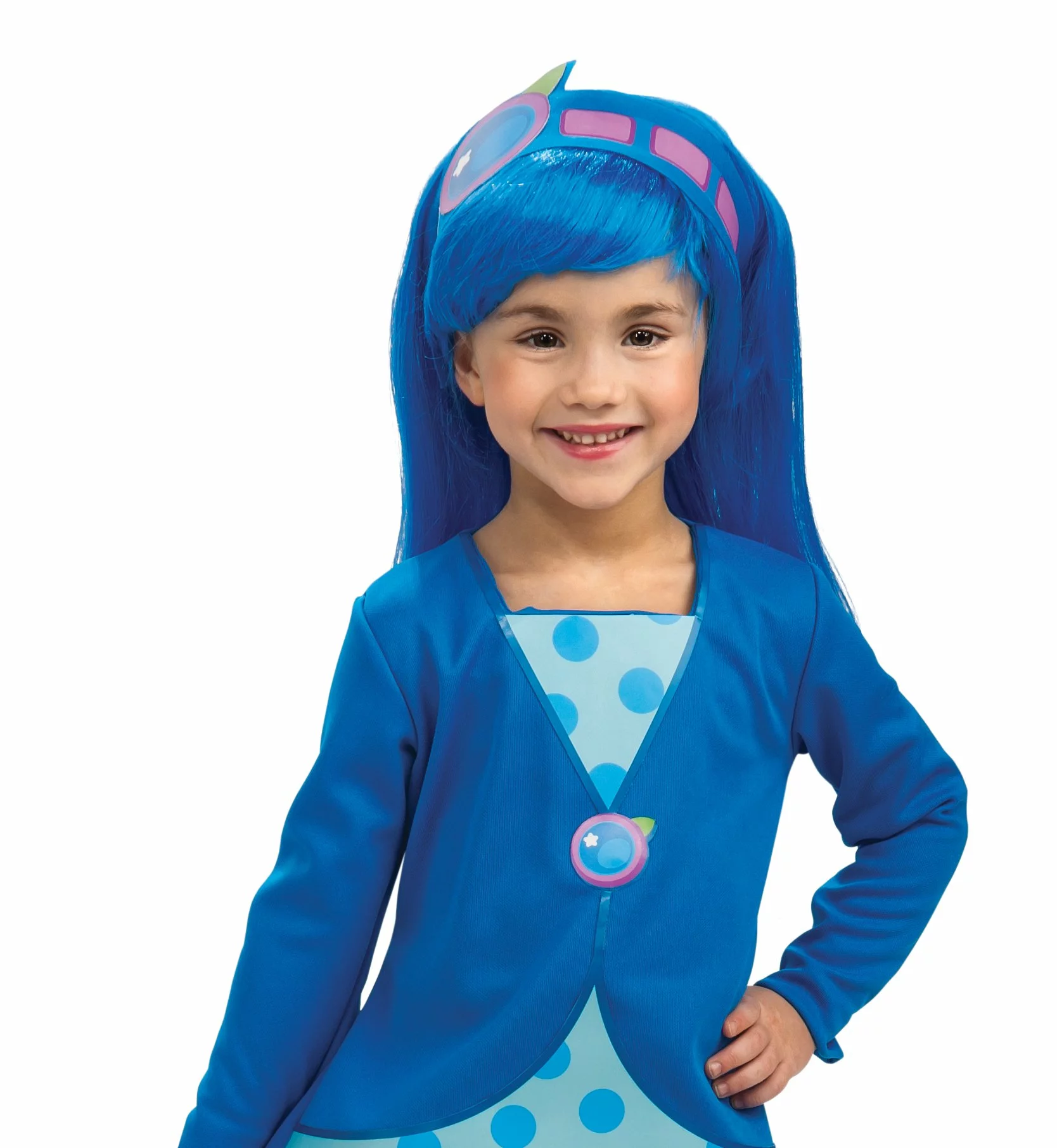 Strawberry Shortcake - Blueberry Muffin Wig (Child) 3 Strawberry Shortcake - Blueberry Muffin Wig (Child)
