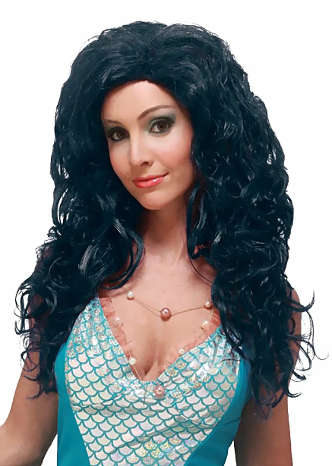 Aqua Bella (Black) Adult Wig 3 Aqua Bella (Black) Adult Wig