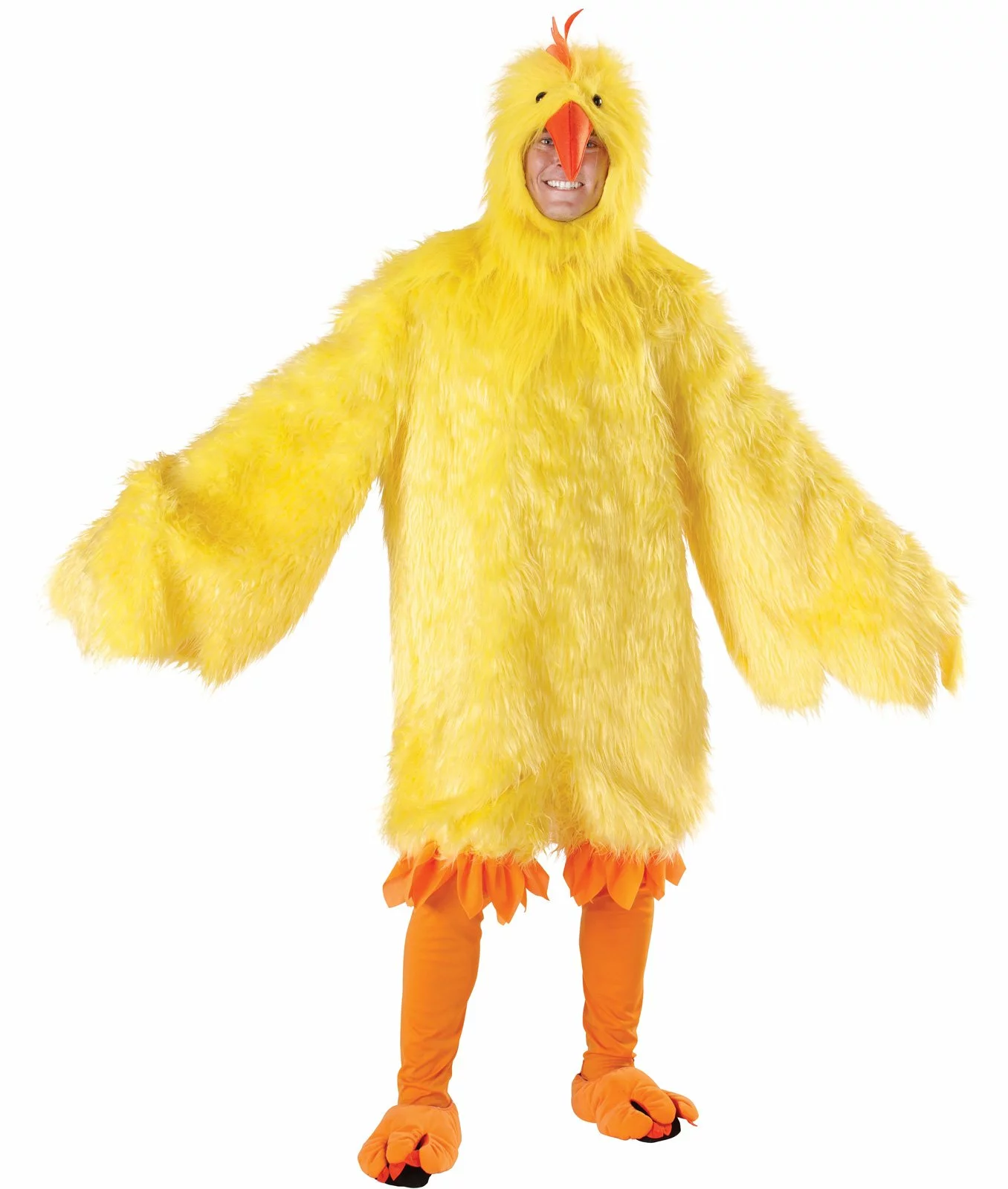 Funky Chicken Deluxe Adult Costume 3 Funky Chicken Deluxe Adult Costume