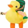 Rubber Duck Rider Inflatable Adult Costume -Fancydress Shop 802299