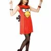 Angry Birds Sassy Red Bird Adult Costume 2 Angry Birds Sassy Red Bird Adult Costume -Fancydress Shop 802329