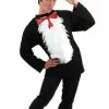 Dr. Seuss The Cat In The Hat Adult Plus Costume -Fancydress Shop 802721
