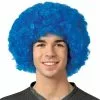 Crayola - Blue Afro Adult Wig 2 Crayola - Blue Afro Adult Wig -Fancydress Shop 803203