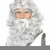 Zeus Wig, Beard, And Eyebrows (Adult) -Fancydress Shop 803602
