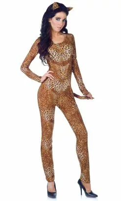 Wild Sexy Leopard Print Adult Costume