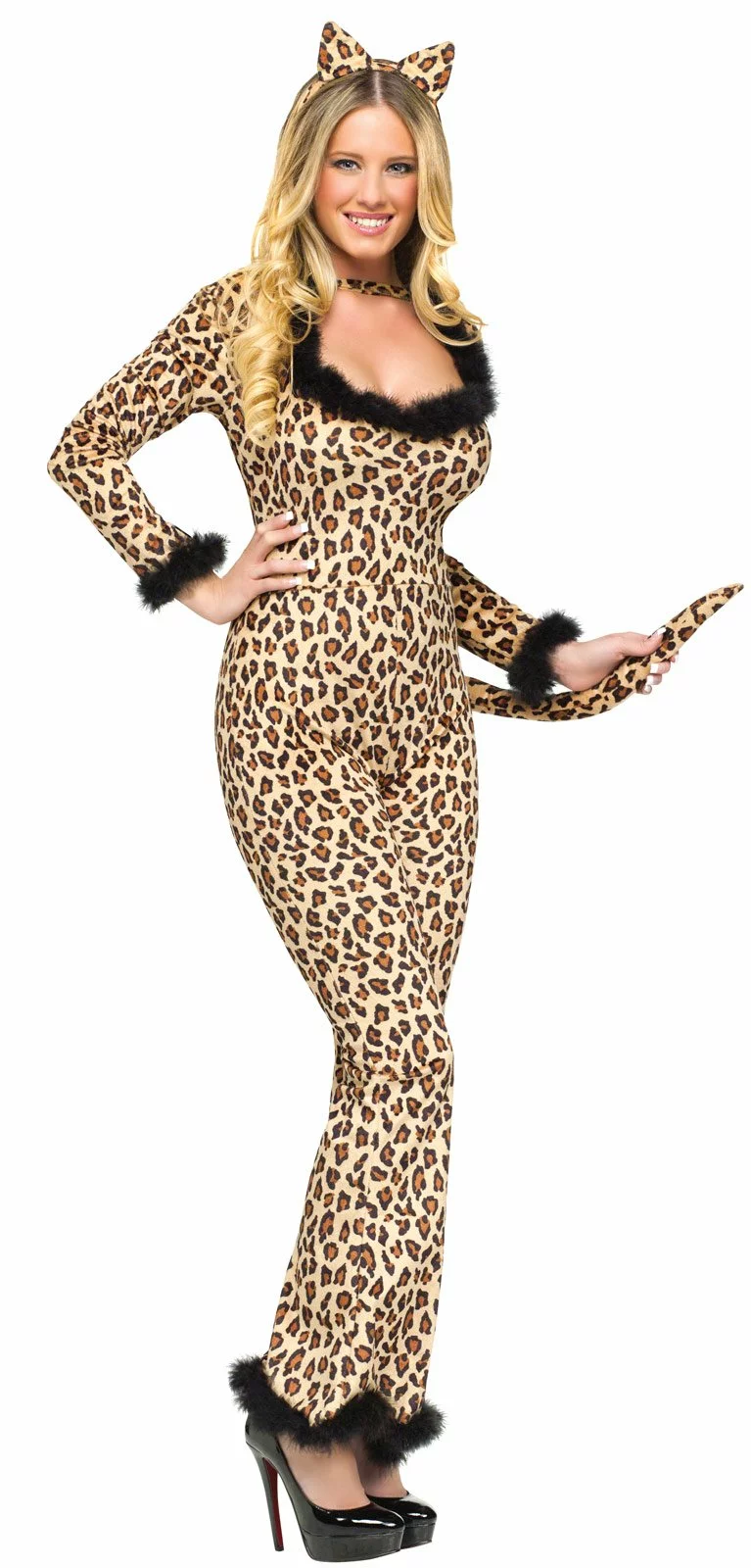 Luscious Leopard Adult Costume 3 Luscious Leopard Adult Costume