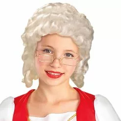 Colonial Girl Child Wig