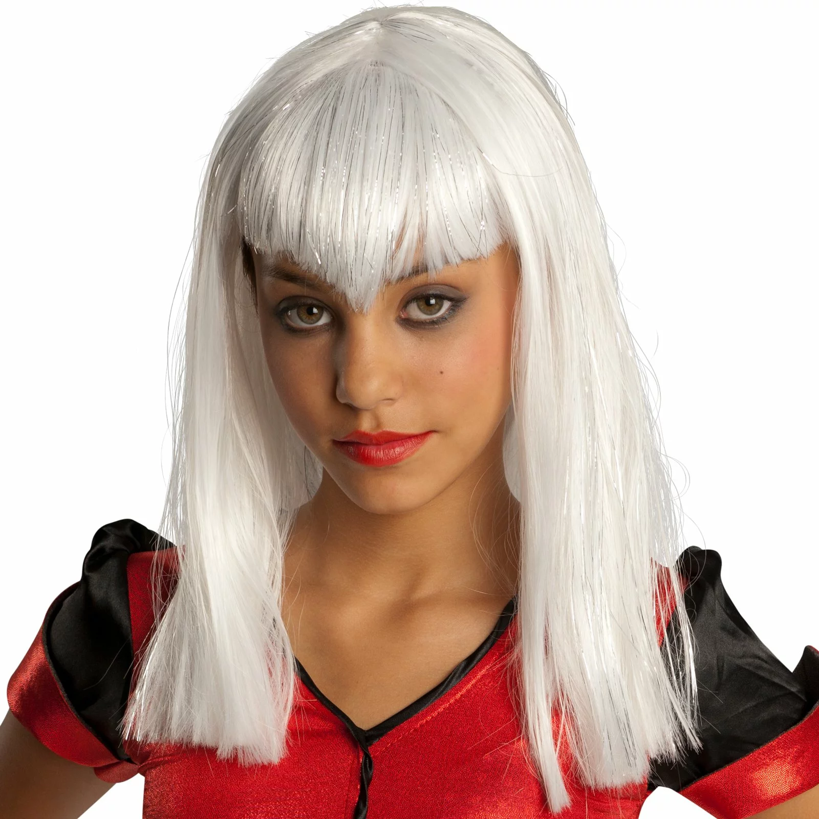 Glitter Vamp White Child Wig 3 Glitter Vamp White Child Wig