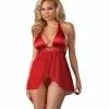 Ruby Red Hot Babydoll Set Plus Size 2 Ruby Red Hot Babydoll Set Plus Size -Fancydress Shop DG6163X