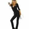 Women's FBI Agent Sexy Costume -Fancydress Shop EM9666