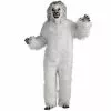 Super Deluxe White Yeti Adult Costume -Fancydress Shop FOR 63881