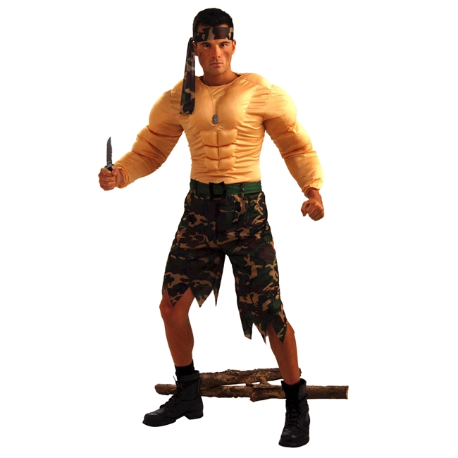 Jungle Commando Adult Costume 3 Jungle Commando Adult Costume