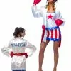 Rocky Balboa Female Costume For Adult -Fancydress Shop FR48237