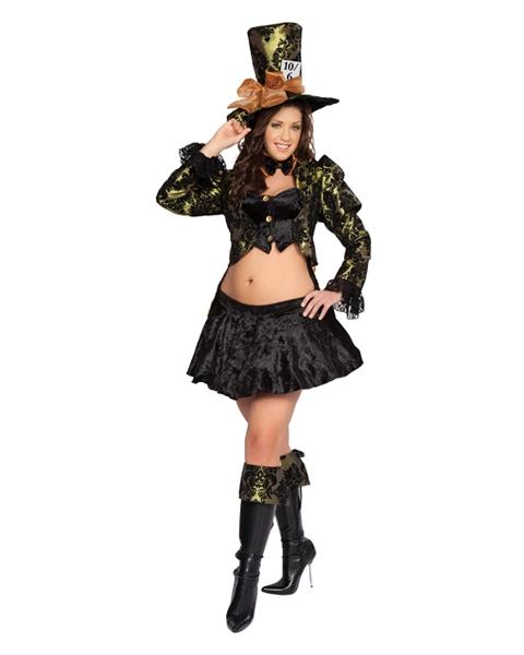 Sexy Tea Party Tease Mad Hatter Adult Plus Size Deluxe Costume 3 Sexy Tea Party Tease Mad Hatter Adult Plus Size Deluxe Costume