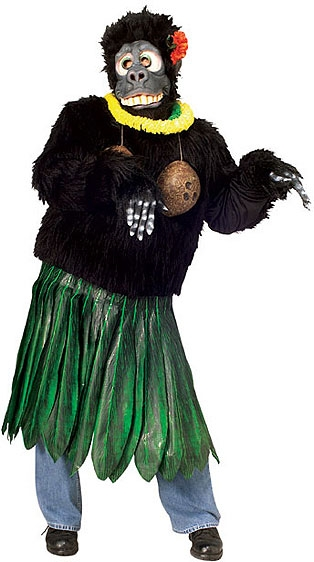 Aloha Gorilla Adult Costume 3 Aloha Gorilla Adult Costume
