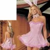 Precious Pink Bunny Costume 2 Precious Pink Bunny Costume -Fancydress Shop SOH 7443
