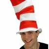 Adult Cat In The Hat Hat 2 Adult Cat In The Hat Hat -Fancydress Shop adult cat hat