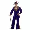 Pimp Adult Costume Purple 1 Pimp Adult Costume Purple -Fancydress Shop cc00839pu