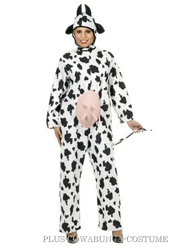 Plus Size Cow Costume 3 Plus Size Cow Costume
