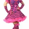 Plus Size Sexy Wonderland Cat Costume -Fancydress Shop plus sexy cheshire cat