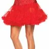 Red Tulle Petticoat -Fancydress Shop red tulle petticoat
